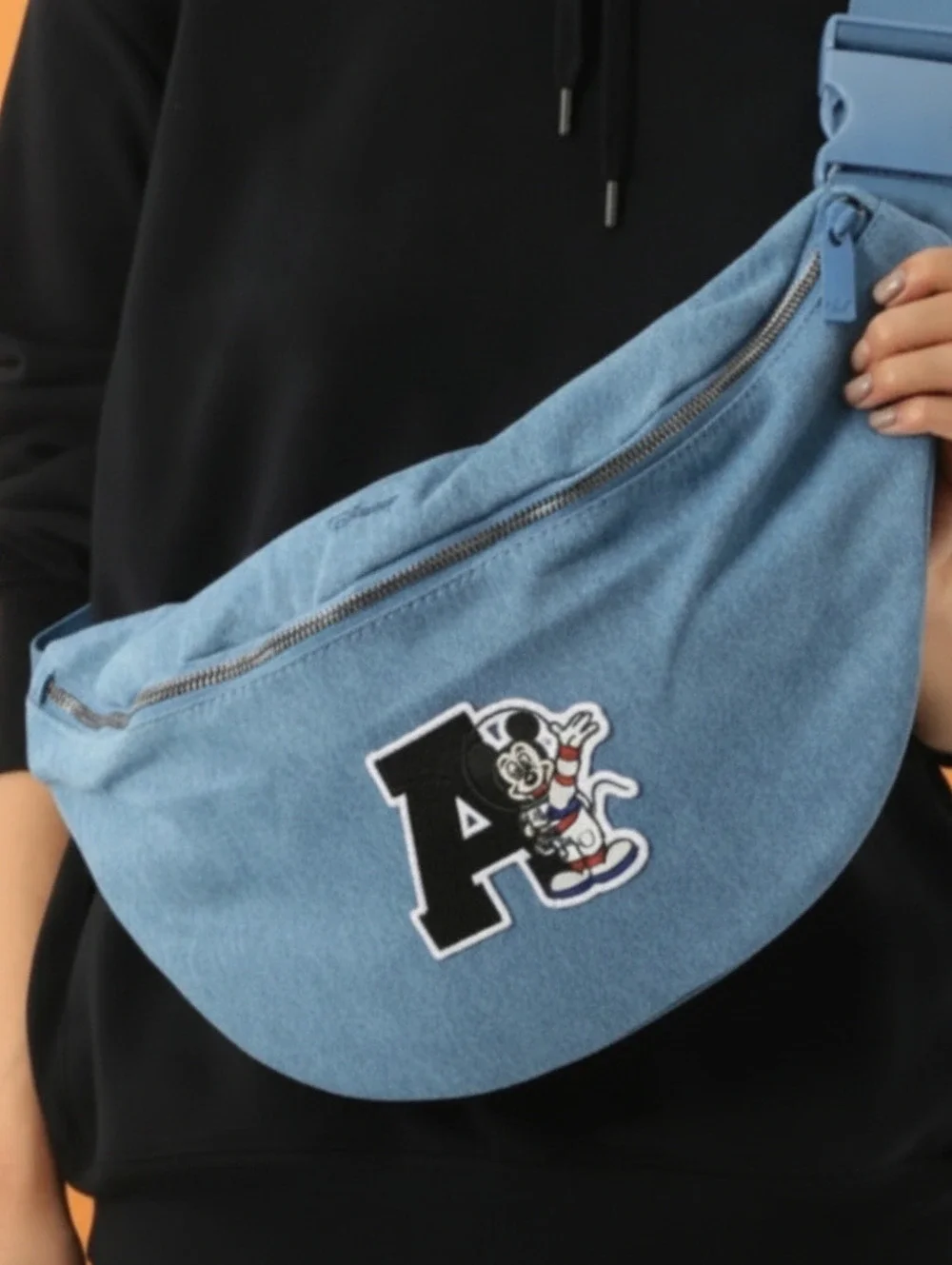 Adidas Originals x Disney Denim Fanny Waist Bag | MSRP: $65